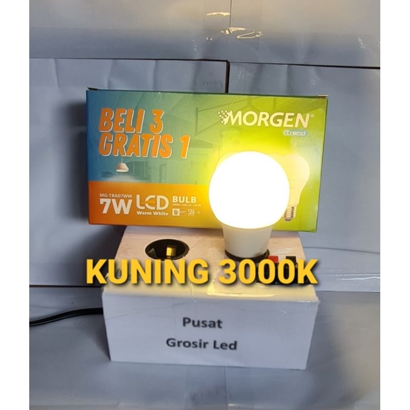 Lampu Led MORGEN 7 Watt Beli 3 Gratis 1