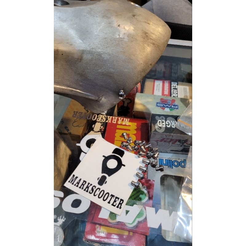 baut min ring lampu depan vespa bagol