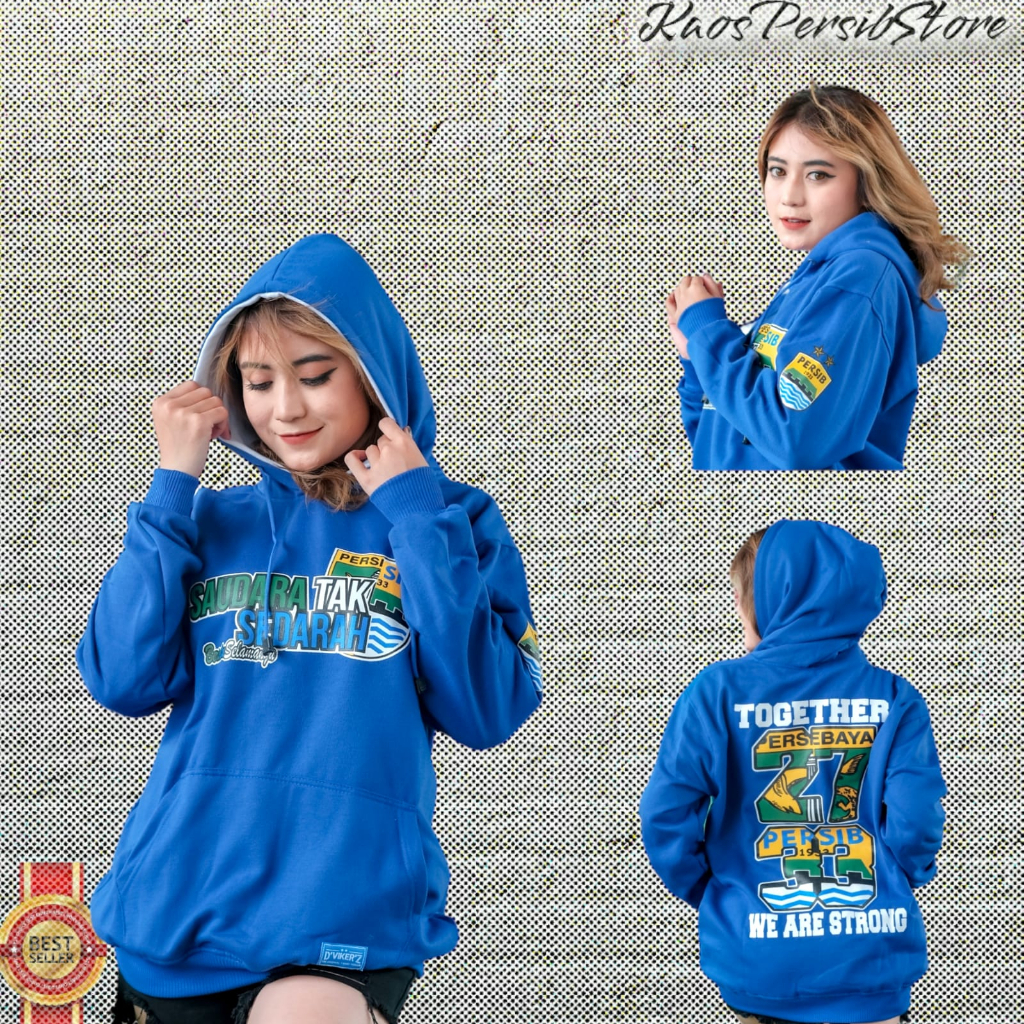 TERBARU Sweter hoodie persib saudara bkn sedarah persebaya