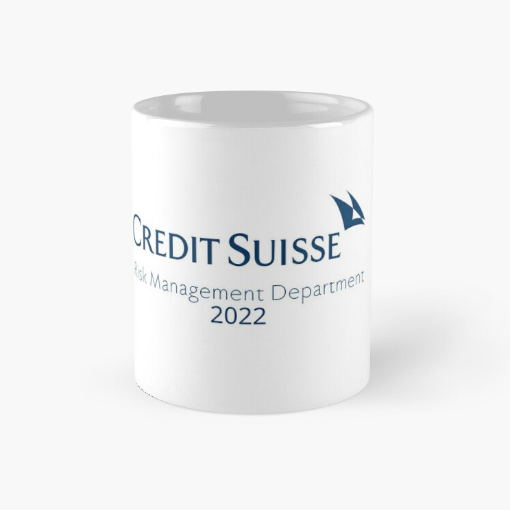 Credit Suisse Risk Management Department 2022 Coffee Mug
