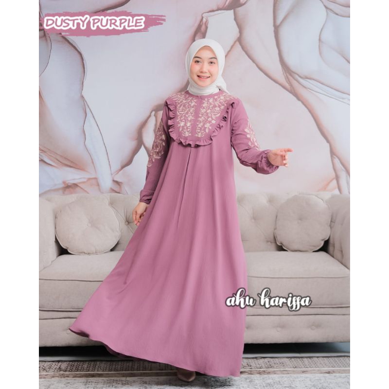 Azizah Dress by Aku Karissa | Gamis Azizah Aku Karissa | Gamis Bordir by Aku Karissa