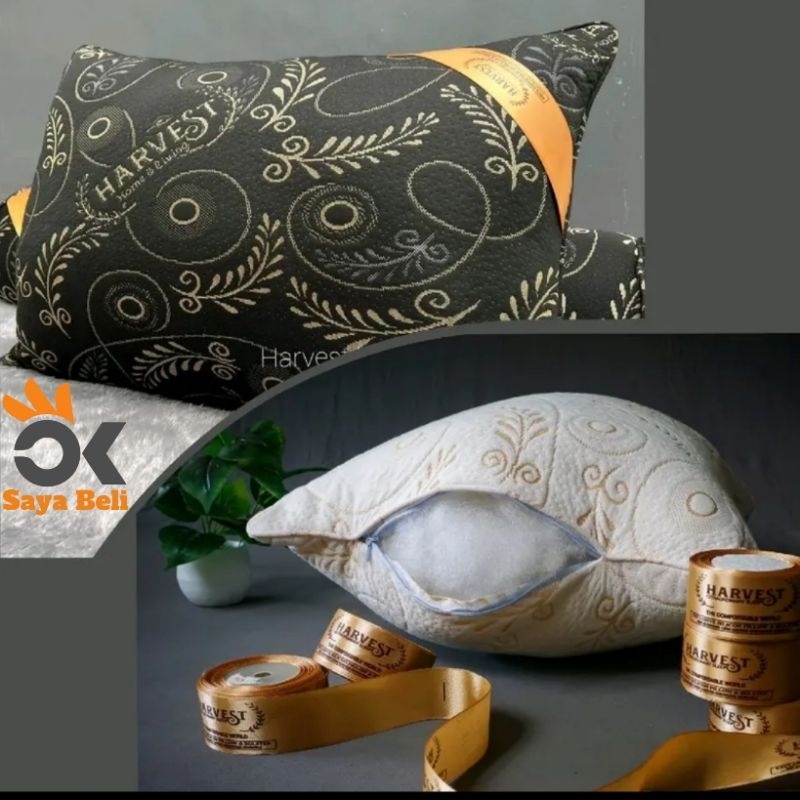 [1PCS JUMBO] BANTAL/ GULING HARVEST ORIGINAL PUTIH/ GOLDEN BLACK HITAM SIZE JUMBO 1.100 GRAM/ MEDIUM 850 GRAM