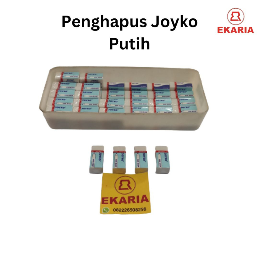 

Penghapus Eraser Setip Pensil Joyko Mini Hitam Putih | EKARIA STATIONARY