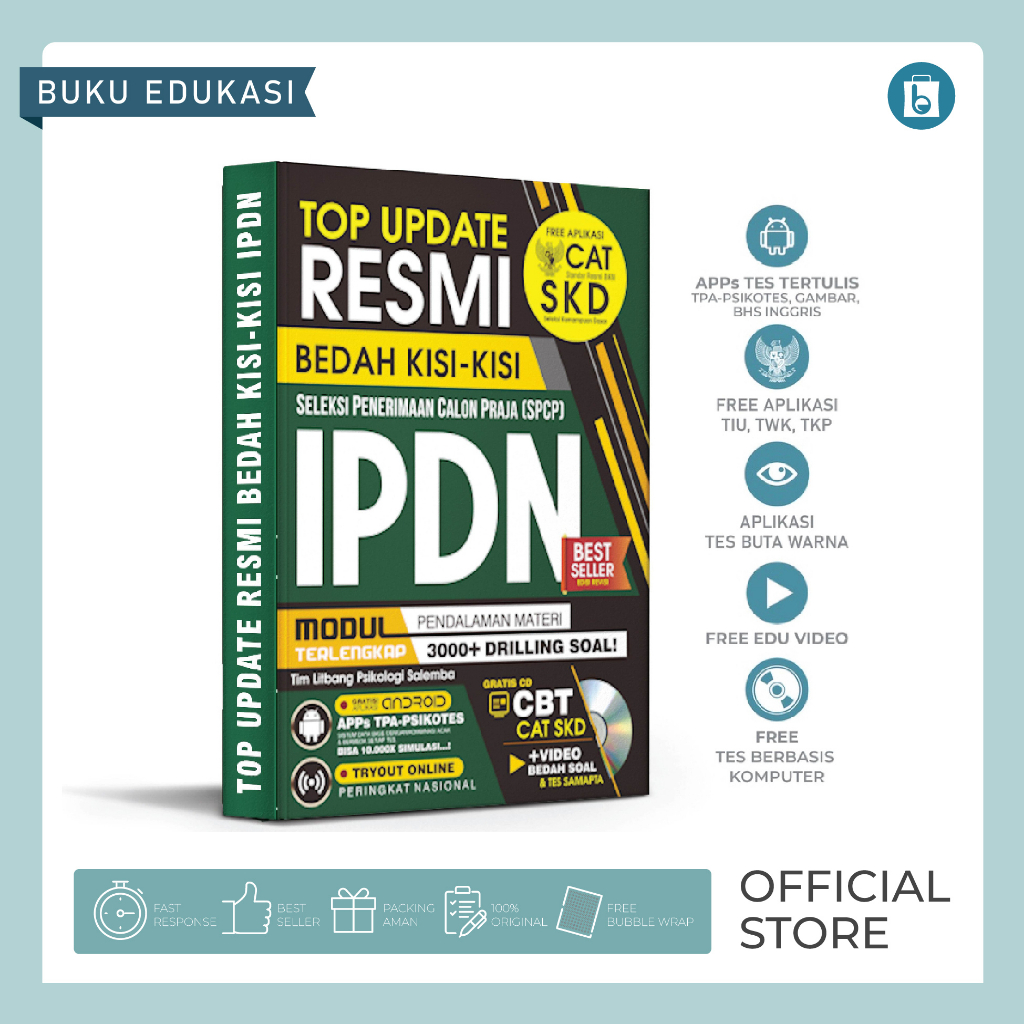 BUKU IPDN : TOP UPDATE RESMI BEDAH KISI-KISI IPDN