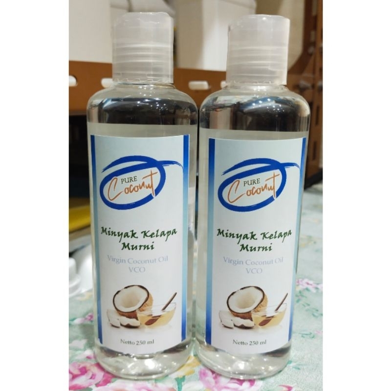 

VCO isi 250 ml/Virgin Coconut Oil 250 ml/Minyak Kelapa Asli/Pure Coconut