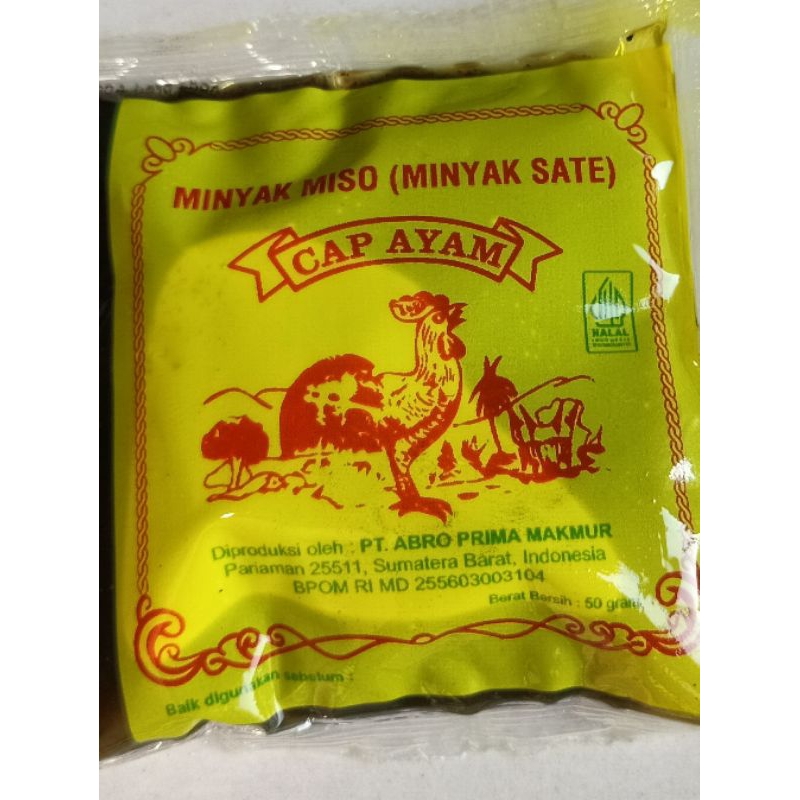 

MINYAK MISO/SATE. 50gr ex 12.2025