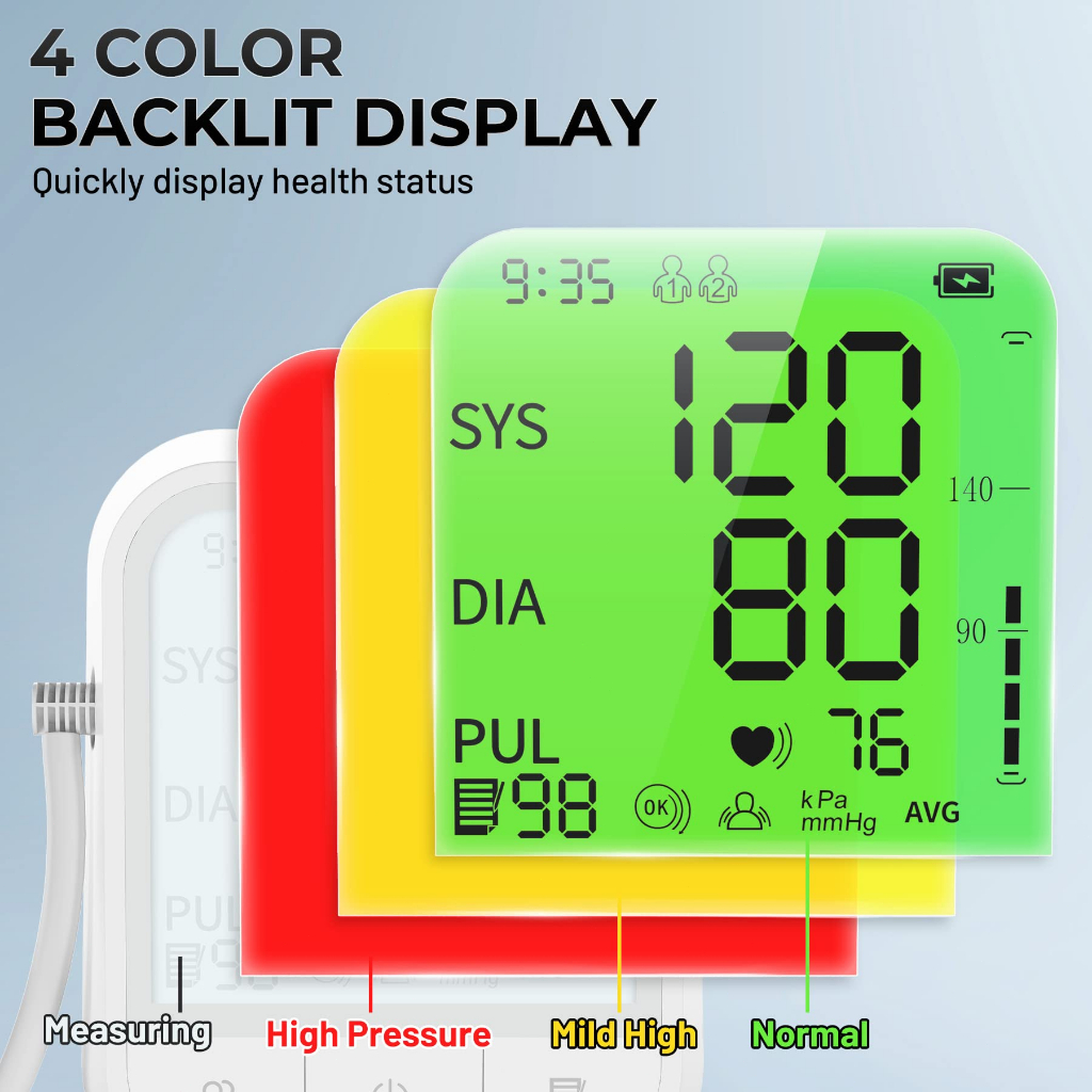 Elektronik Sphygmomanometer Tekanan Darah Digital Rumah Monitor Tekanan Darah Lengan Atas FDA CE Bersertifikat Tensimeter Digital Otomatis Dengan Suara