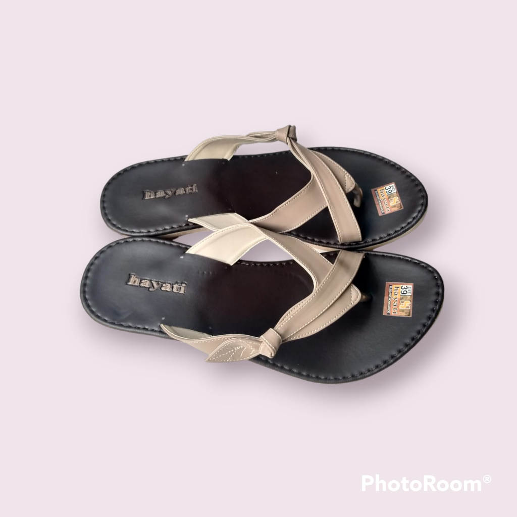 Sandal wanita hayati GRATIS ONGKIR terbaru original produk tasik dengan sol karet mentah termurah ed