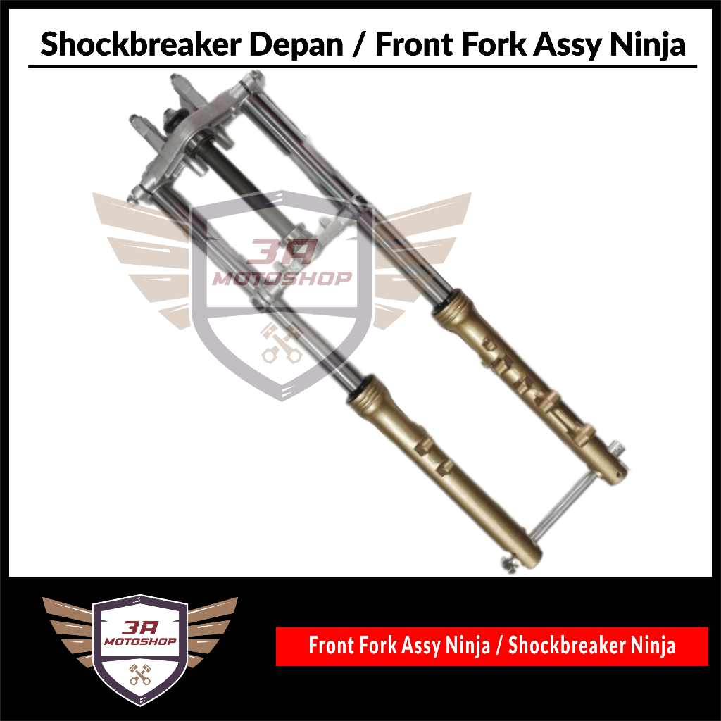 Front Fork Assy / Shockbreaker Assy Ninja R Ninja RR Silver PNP Honda