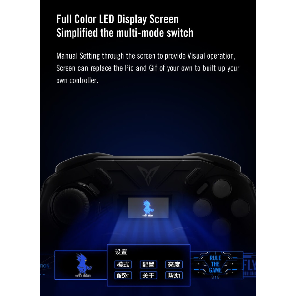 FLYIDIGI APEX 3 - FLY TO GALAXY EDITION - Elite Gaming Controller - Gamepad Universal untuk Switch/Windows/Android/iOS/Steam