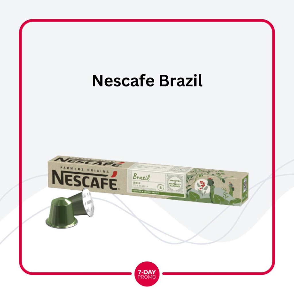 Nespresso Nescafe Farmers Origins Capsules Brazil