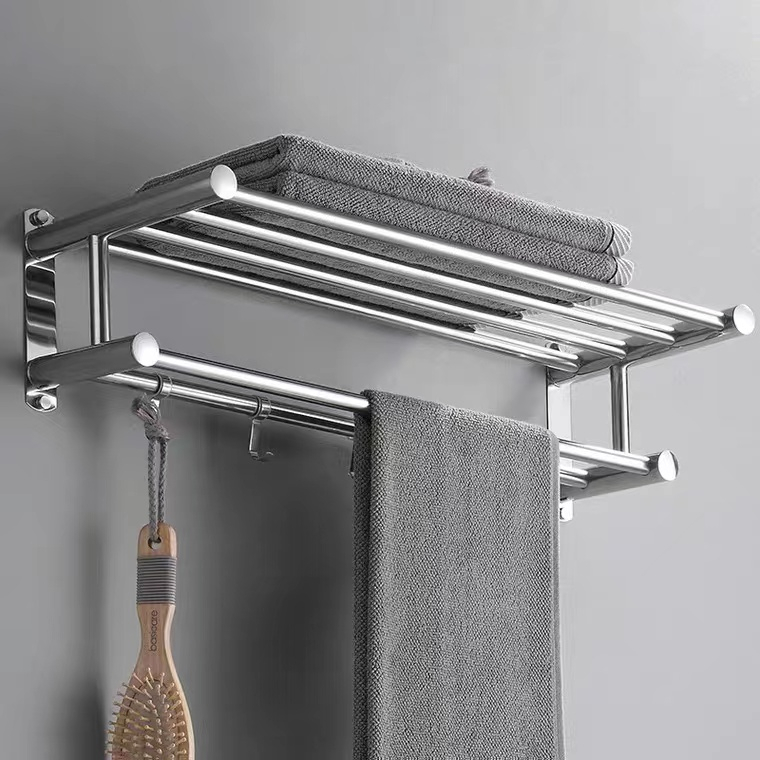 FUTAKO GANTUNGAN/RAK HANDUK STAINLESS 2 SUSUN RACK TOWEL