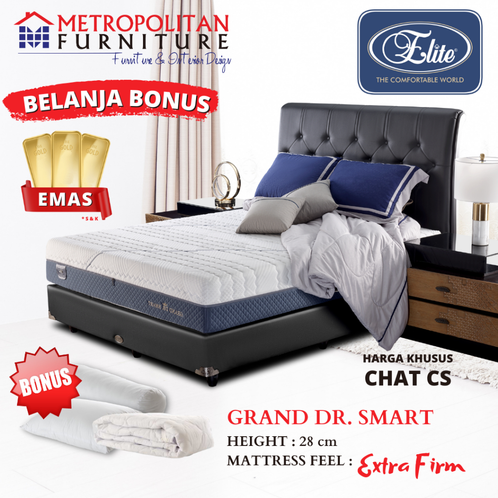 Kasur Springbed Springbed Elite Dr.Smart Spring bed matras