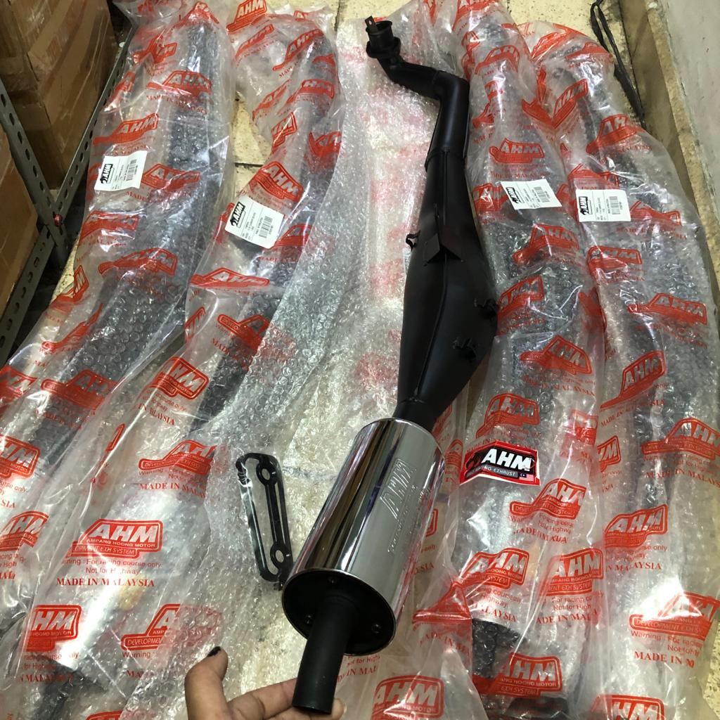 knalpot racing FI ZR AHM asli malasyia knalpot AHM racing FIZR asli malasyia