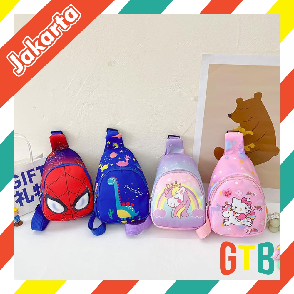 GTB Tas Anak Paw Patrol Tas Slempang Anak Laki W188