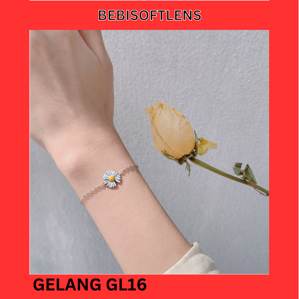 Kalung KL100 + Gelang GL16 + Anting AT185 Perak / Silver S925 Fashion Wanita Unik Lucu Keren / DELUNA /BB