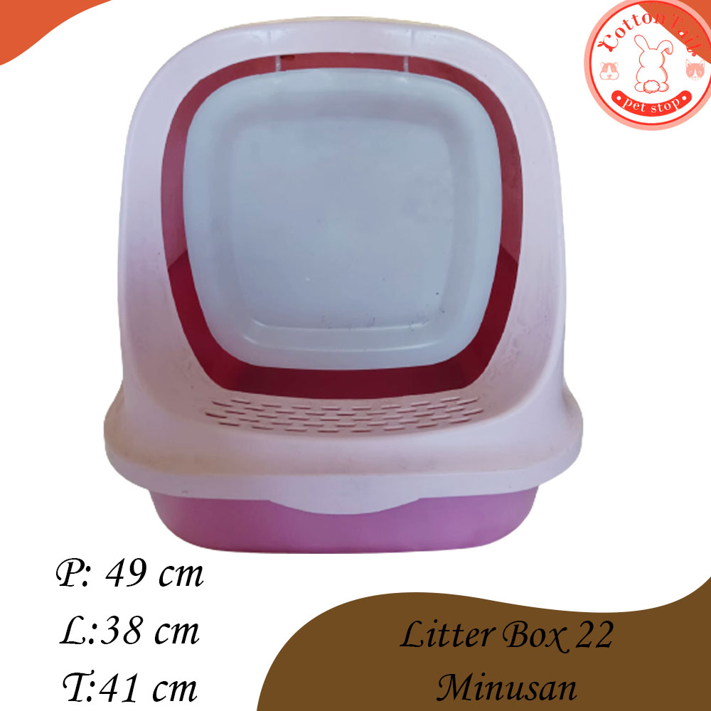 OJOL - Cat Litter BOX 22 Ukuran Large MINUSAN BACA DESKRIPSI