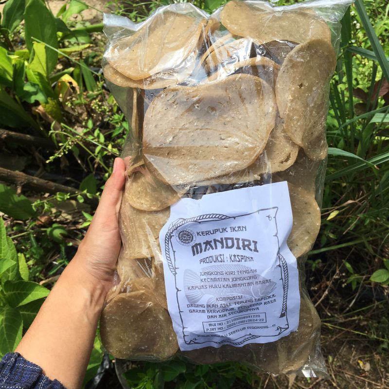 

Kerupuk Ikan Asli Mandiri Kaspina Oleh Oleh Kapuas Hulu 1kg