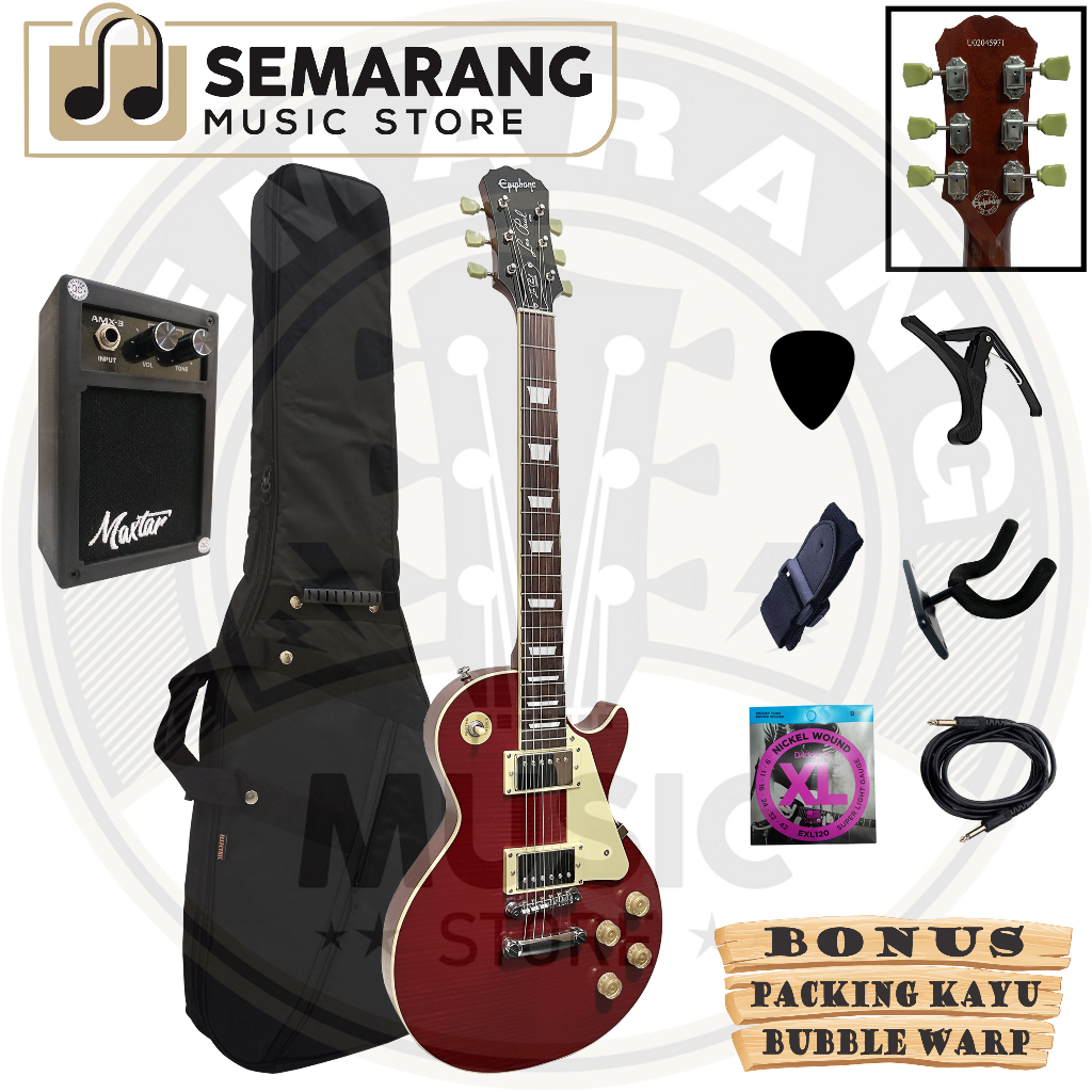 Gitar Elektrik Epiphone Les Paul Red