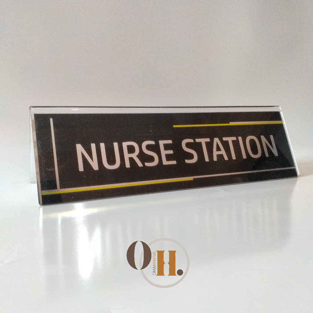 

Akrilik Nurse Station - Akrilik Sedang Visite Pasien - Akrilik Bolak Balik Nurse Station
