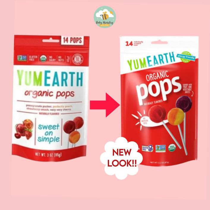 YumEarth Organics/- Vitamin C Pops / permen/ makanan / yum earth / vitamin/ snacks