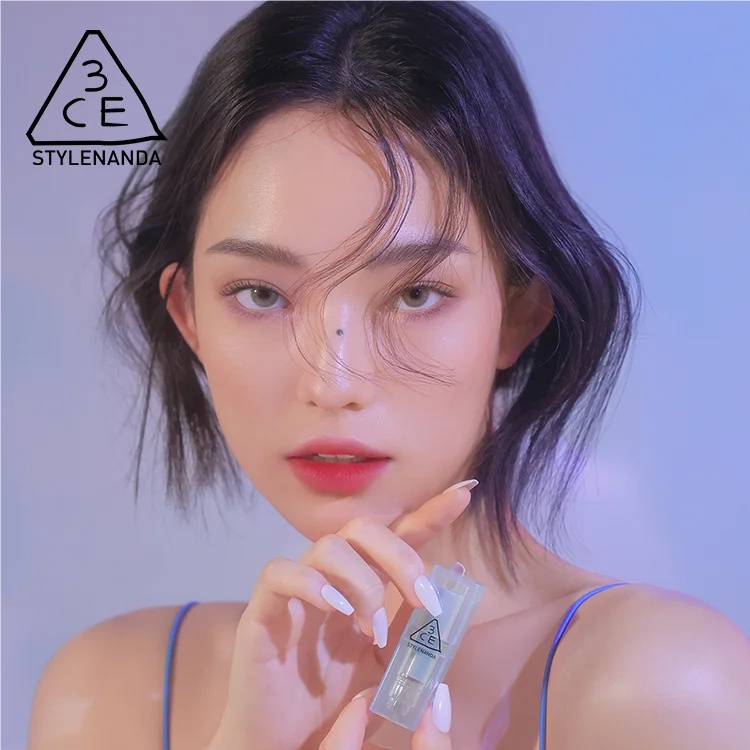 3CE Lipstick 3.5g/3CE Soft Matte Lipstick/New Ice Blue Tube Laser Lipstik/3CE Vintage Matte Lipstik