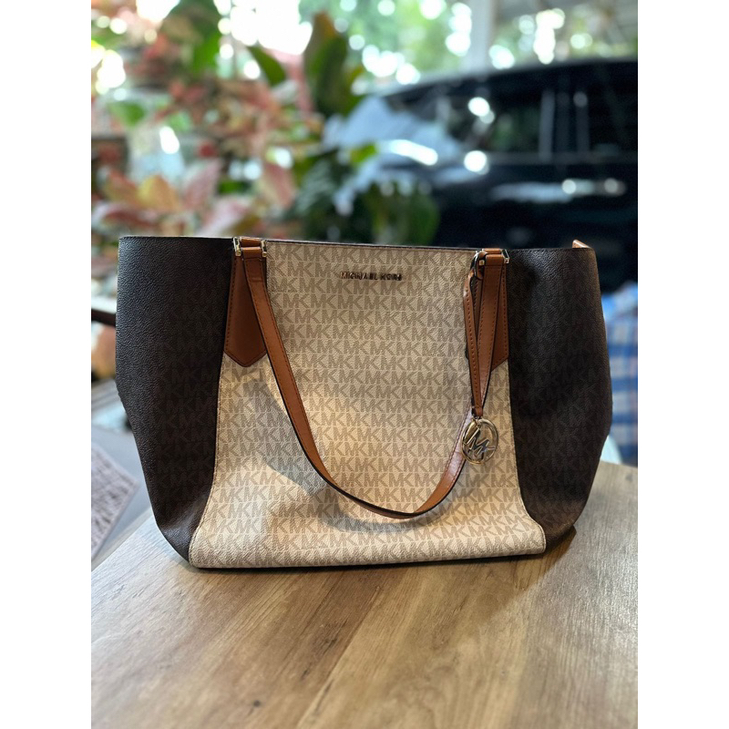mk michael kors kimberly small tote signature preloved