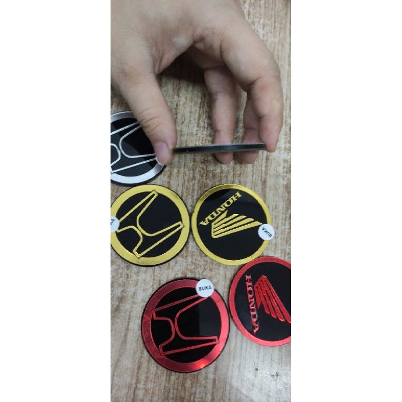 Logo Honda Emblem Stiker 3 Dimensi Akrilik Tebal