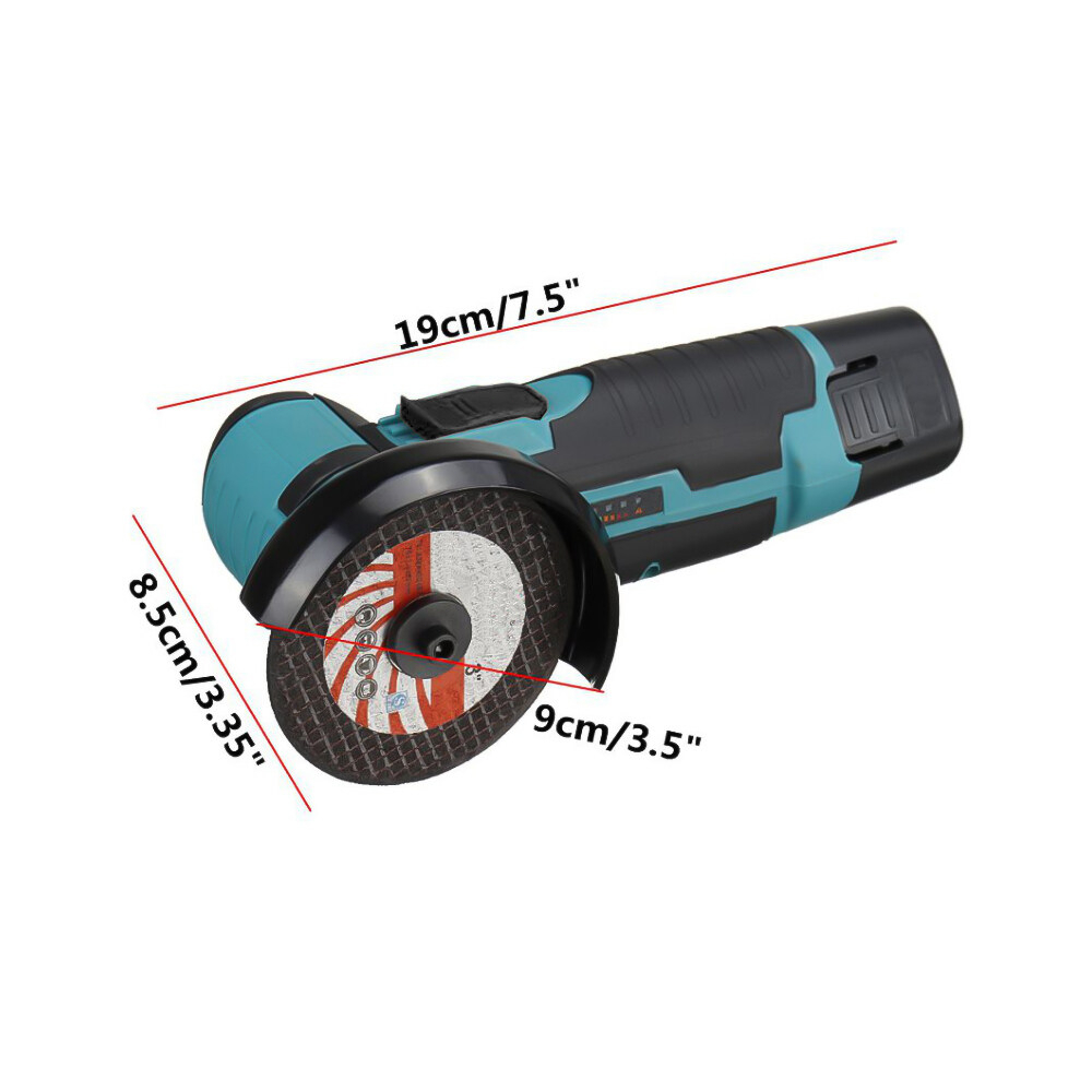 Mesin Gerinda Tangan Elektrik Portable 12v Multifungsi Untuk Potong / Poles Ubin Keramik / Kayu DIY（include 1pcs battery)