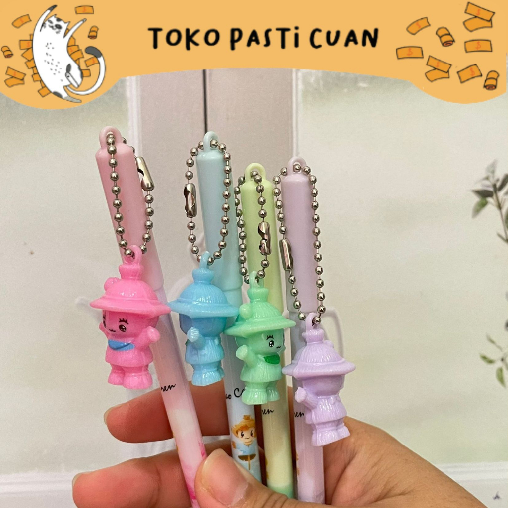 

pulpen pen gantungan boneka kayu pen lucu bolpen kebutuhan sekolah anak bisa COD imut import termurah kualitas dijamin