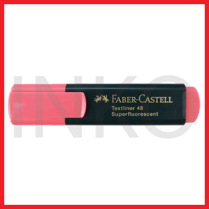

FABER CASTELL TEXTLINER 48 SUPERFLUORESCENT RED INK