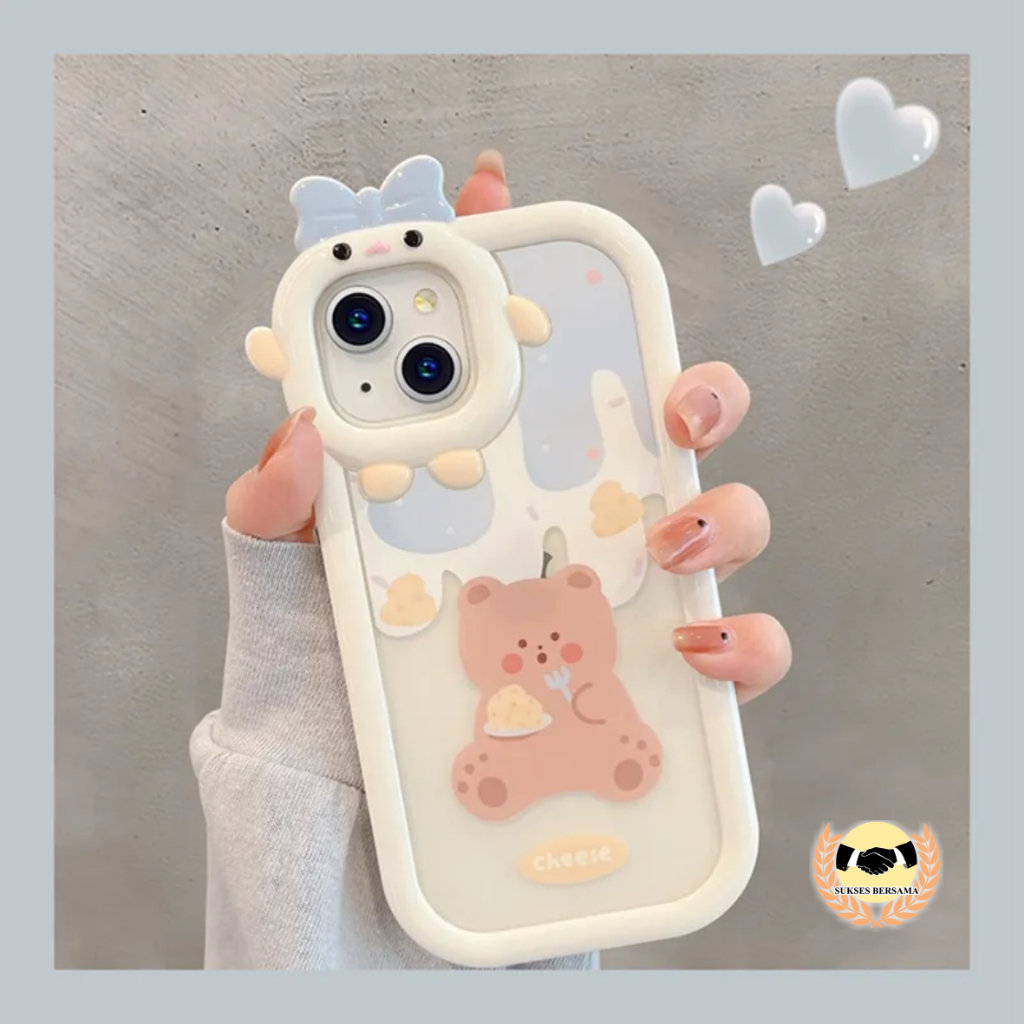 CUSTOM SOFTCASE PITACU FRAME KARAKTER CUSTOM LITTLE BEAR FOR XIAOMI REDMI 9 PRIME M2 9A 9I 9C 10A 9T