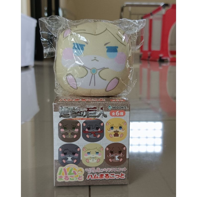 AOT Hamster Mascot Erwin boneka plush doll empuk attack on titan