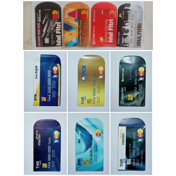 ampao Amplop Lebaran THR Motif ATM Viral Tiktok 2023 Kekinian Best Seller