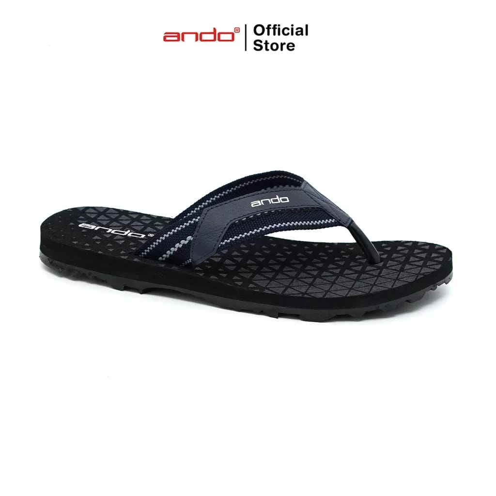 Ando Mandala 01/02 Sandal Jepit Terbaru Sol Karet Anti Slip Sendal Casual Pria Trendy Ando Original