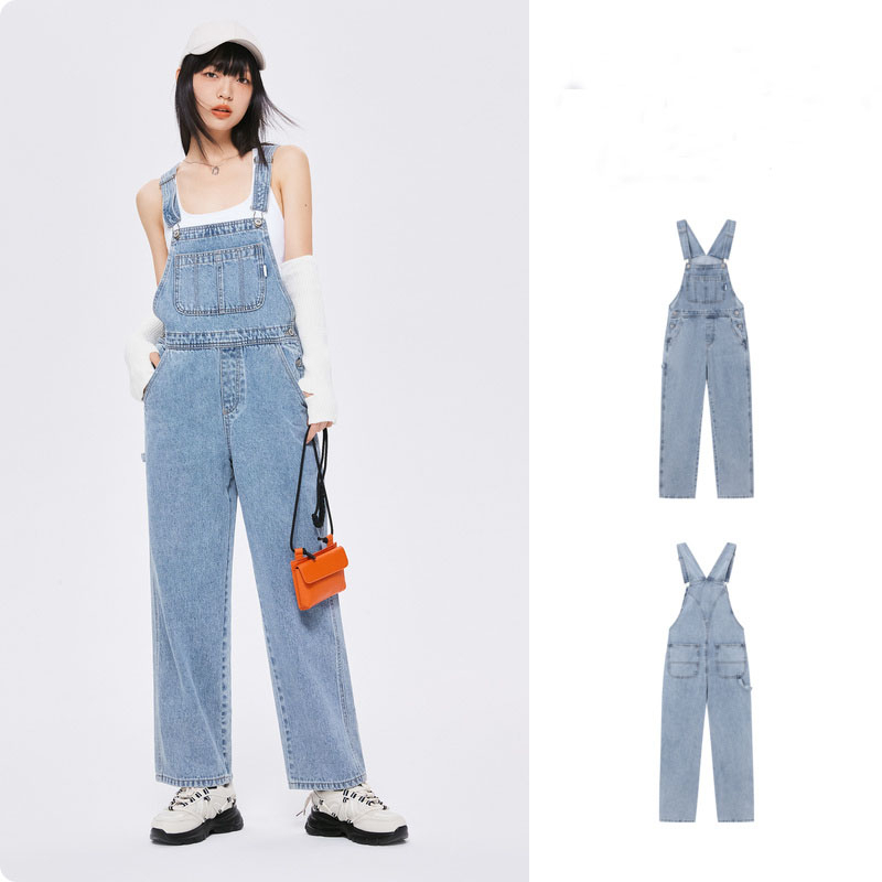 【cewek_id】Jeans Overalls Celana Jumpsuit Wanita Fashion/overall jeans wanita korean style celana jeans kulot wanita denim kekinian 2023