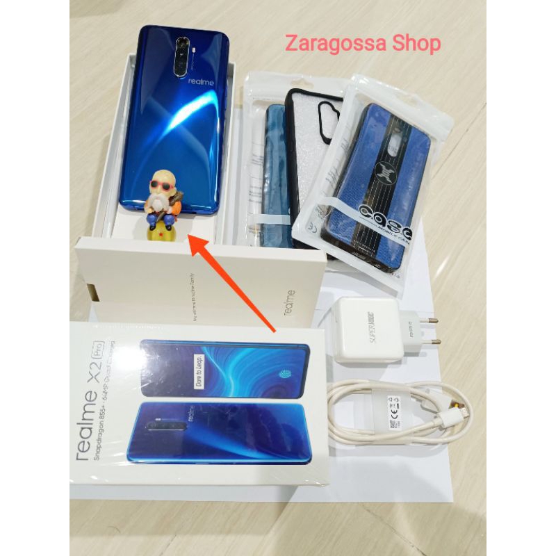 = BEKAS = MULUS 98% - REALME X2 PRO - LANGKA FLAGSHIP - 12/256GB ( Bonus Premium Case )