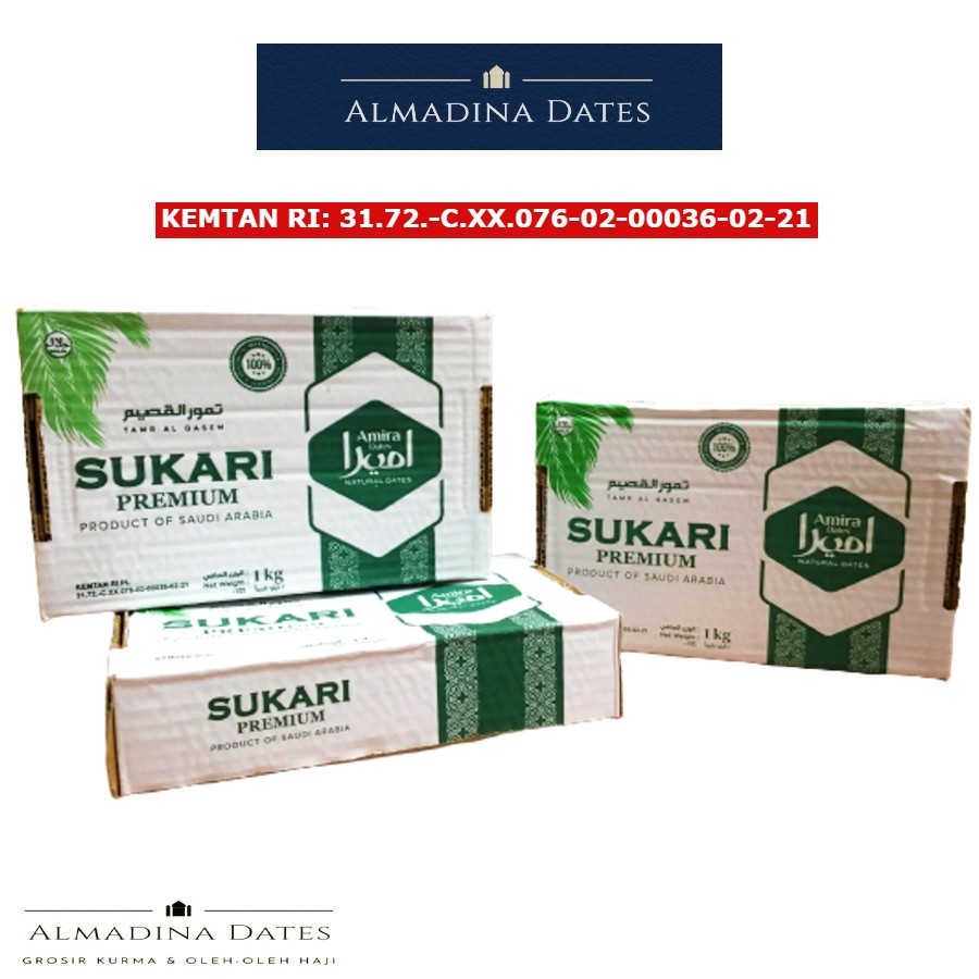 KURMA SUKARI 500gr 100 % Premium Quality