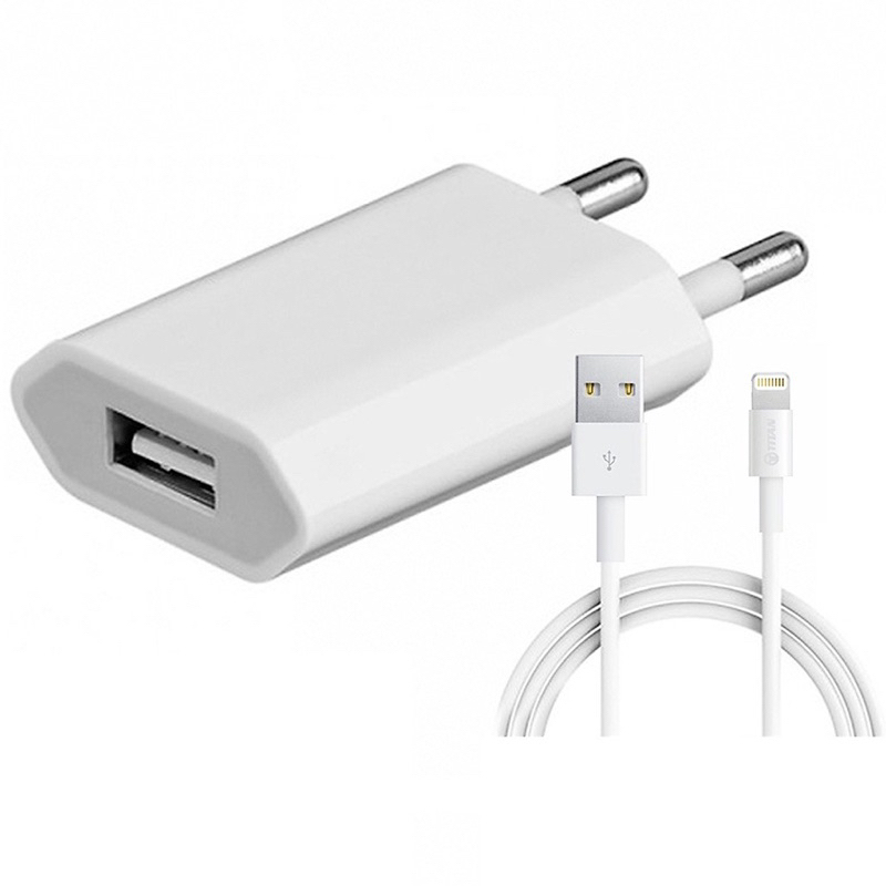 Charger Ios ligthing X Colokan Gepeng