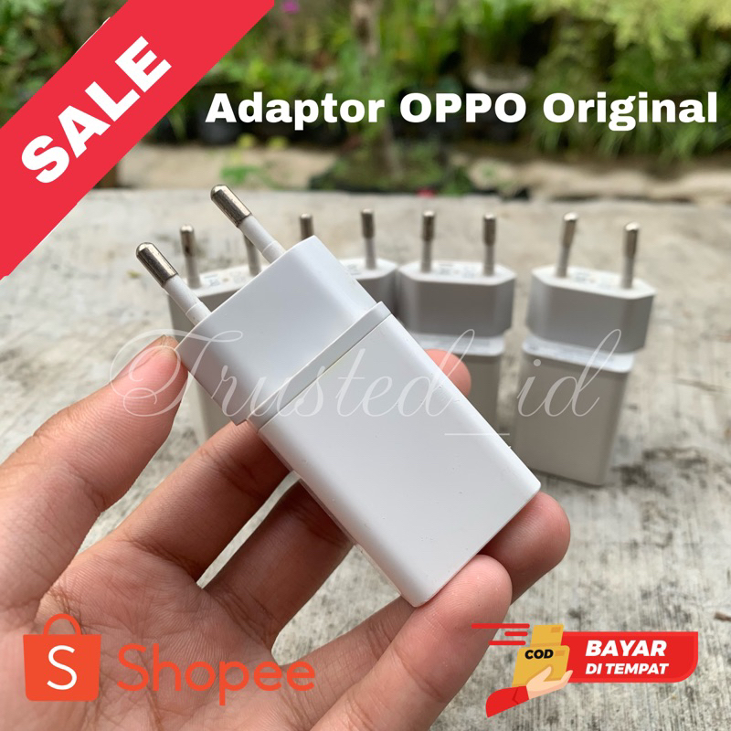 Oppo 1A kotak kecil A37F Batok Kepala Adaptor cas ori second bekas asli 100%