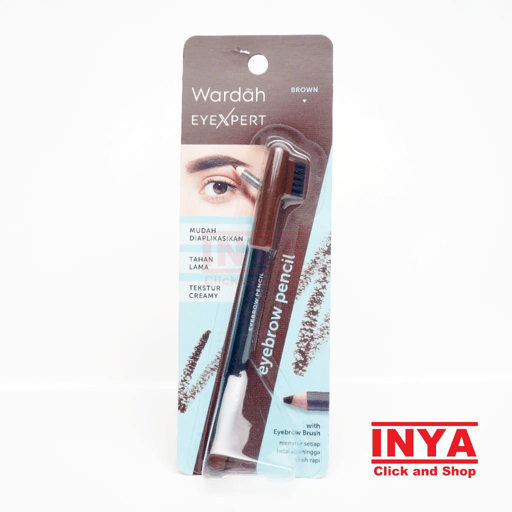 WARDAH EYEXPERT EYEBROW PENCIL BROWN 1.14gr