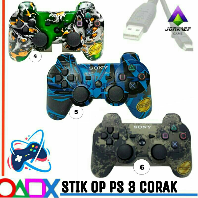 STIK PS3 OP CORAK STICK PS3 ARMY MOTIF GAMBAR