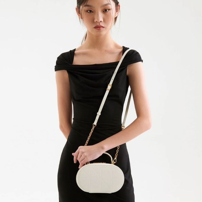 9.9 SALE | PDRO Studio Cara Leather Mini Shoulder Bag in Pixel