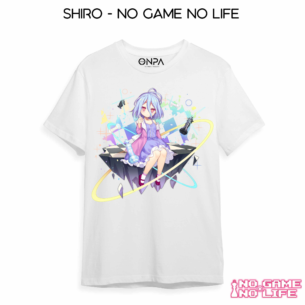Baju / Kaos No Game No Life :  Shiro Limited Edition