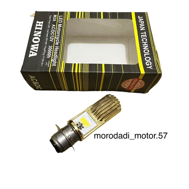 Lampu led depan bebek/matic M2A H6 AC DC LED depan headlamp H6 M2A 2 sisi motor bebek matic AC DC