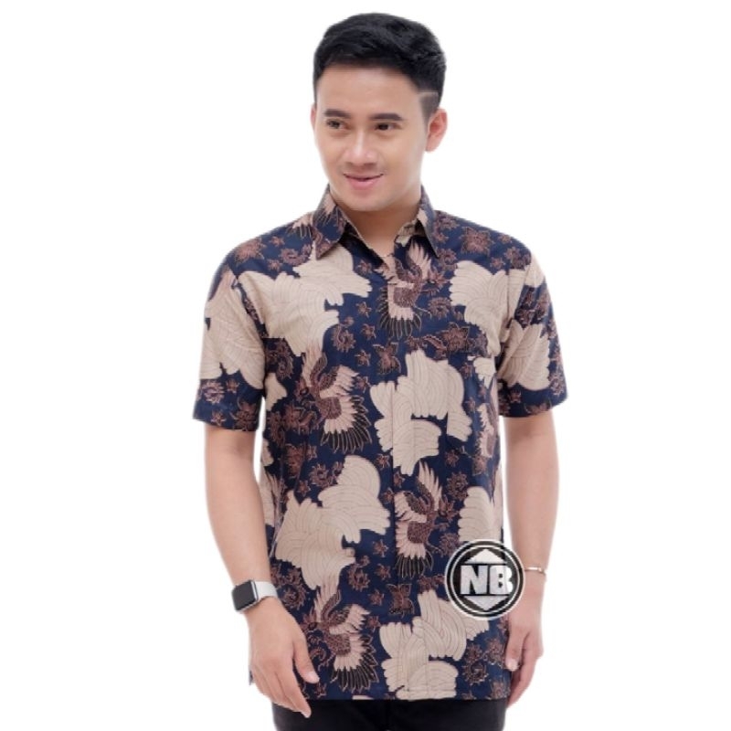 Kemeja batik pria lengan pendek reguler terlaris | Batik pria lengan pendek premium