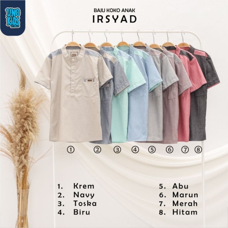 KOKO IRSYAD || koko anak || koko anak laki-laki || kemko anak || kemeja anak