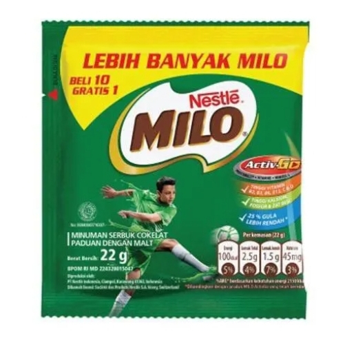 

Milo Saset 22 gr