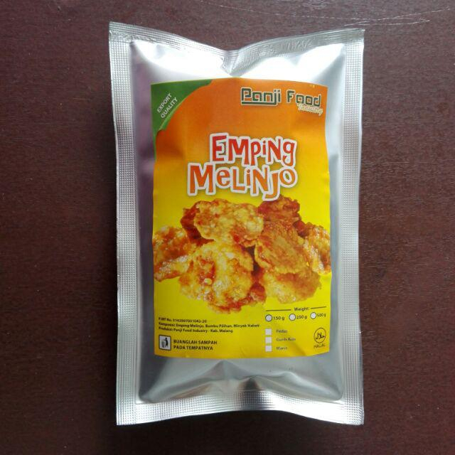 Keripik Emping Melinjo 90gr / 100% Asli Malang / Emping Melinjo Chips - Panji Food