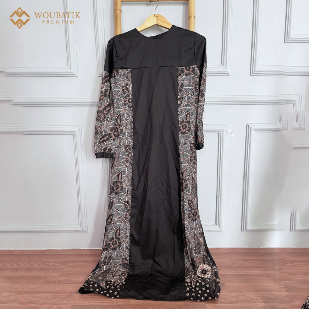 WOUBATIK PREMIUM - SALE DEFECT PRODUCT Gamis Couple Ria Ricis Felisha Gamis Terbaru Dress Kondangan-1